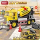 Конструктор Бетоносмеситель 2 в 1 Builder cement mixer развивающий WOMA 397 деталей - изображение 4