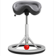 Стілець сідло для активного сидіння Backapp Smart Palma Breathe, Silver Grey, Red ball - зображення 1
