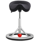 Стілець сідло для активного сидіння Backapp Smart Nordic Wool, Silver Grey, Red ball - зображення 1