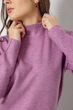 Свитер женский однотонный, цвет сиреневый, 244R5550, One size - изображение 5