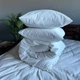 Постільна білизна Washed Cotton молочний полуторний варена бавовна 150 х 215 см - изображение 3