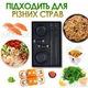 Палочки для суши многоразовые, палочки для еды суши с рисунком, подарочный набор с соусник и подставками SET968-8U - изображение 8