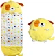 Детский спальный мешок-игрушка подушка Собака Sleeping Bag Happy Nappers Dog 3в1 теплый, комфортный, на молнии 120см - изображение 2
