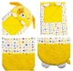 Детский спальный мешок-игрушка подушка Собака Sleeping Bag Happy Nappers Dog 3в1 теплый, комфортный, на молнии 120см - изображение 3