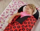 Детский спальный мешок-игрушка подушка Божья коровка Sleeping Bag TOPA 3в1 теплый, комфортный, на молнии 120см - изображение 3
