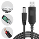 Кабель для роутера від павербанка USB DC юсб шнур живлення для модема від павер банки універсальний 9V вольт маршрутизатор Wi-Fi підвищувальний перехідник DC адаптер wifi конвертер живлення провід інтернету UPS 5.5×2.1 - зображення 2