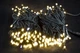 Уличная гирлянда нить профессиональная светодиодная Warm White 200 led 180 тепло белых и 20 вспышек на елку дерево дом окно улицу яркая новогодняя хэлловин внешняя морозоустойчивая линейная - изображение 1