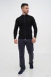 Кофта на замку кежуал Trend Collection 3357 чорний (col.802) XL - зображення 3