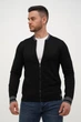Кофта на замке кэжуал Trend Collection 407 черный (BLACK) M - изображение 4