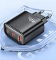 Мережевий зарядний пристрій Toocki 40W GAN Type-c USB Чорний - зображення 2
