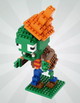 3D конструктор фигурка Зомби против Растений мини блоки Magic Blocks Plants vs Zombies для детей и взрослых 229 деталей (AN) 32170 - изображение 3