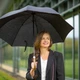 Жіноча парасолька-тростина Fulton Hampstead-1 L893 Black (Чорний) - зображення 5