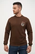 Cвитшот с принтом Trend Collection 2831 коричневый (BROWN) 3XL - изображение 3