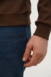 Cвитшот с принтом Trend Collection 2831 коричневый (BROWN) 3XL - изображение 8