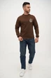Cвитшот с принтом Trend Collection 2831 коричневый (BROWN) 3XL - изображение 10
