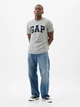 Мужская футболка Gap Everyday Soft Logo XS серая - изображение 3