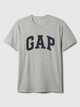 Чоловіча футболка Gap (500116675869) Everyday Soft Logo S сіра - зображення 4