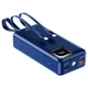 Зовнішній акумулятор повербанк power bank Remax RPP-550 30000mAh |2USB/Type-C, QC/PD, 22.5W/5A, Фонарик| blue - зображення 1