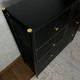 Комод побутовий LUMINARIA ELEGANCE BLACK 8B (органайзер для зберігання речей та одягу) - изображение 7