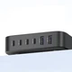 Зарядное устройство Ugreen CD271 6xUSB 200W GaN 4хUSB-C+2xUSB-A Black-Grey (40914) - изображение 3