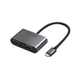 USB-хаб UGREEN Type-C to HDMI + VGA + USB 3.0 адаптер з PD Space Grey (UGR-50505) - зображення 1