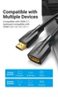 Кабель видео HDMI-удлинитель Vention 8K HDMI 2.1 Extender Male to Female 1.5 м Black (AHBBG) - изображение 2