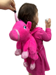 Мягкий детский рюкзак-игрушка Единорог розовый A-Toys - изображение 3