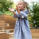 Плаття святкове для дівчат Trendy Tot 03-01299 блакитний 86 см (18 мiс.) - зображення 3