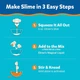 Набір для створення слаймів Elmer's Collection Slime Kit Клей Елмерс та Активатор 6 шт (00026000188357) - зображення 5