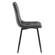 Дизайнерское мягкое кресло Just Relax "Padua Dark Grey" с Графитовым бархатом - изображение 3