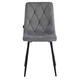 Дизайнерське М'яке Крісло Just Relax "Padua Light Grey" з Сірим оксамитом - зображення 2