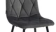 Дизайнерское мягкое кресло Just Relax "Padua Dark Grey" с Графитовым бархатом - изображение 7