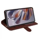 Классический чехол-книжка Deexe Wallet Style для Motorola Edge 50 Neo / Edge 60 Neo - Brown - изображение 3