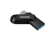 USB флеш накопичувач SanDisk 128 GB Ultra Dual Drive Go USB 3.0/Type-C Black (SDDDC3-128G-G46) - изображение 4