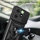 Чехол Hide Shield для Tecno Spark Go 2024 / BG6 бампер противоударный с подставкой кольцом Black - изображение 3