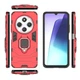 Чехол Iron Ring для Xiaomi Redmi 14C противоударный бампер с подставкой кольцом Red - изображение 4