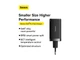 Зарядний пристрій BASEUS GaN5 Pro Fast Charger 2C+U 65W Black w/Type-C to Type-C (CCGP120201) - изображение 12