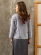 Юбка женская из шелка Армани годе с резинкой и молнией Seventeen L-XL Графит 2167.5652 - изображение 6