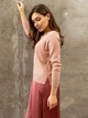 Спідниця жіноча з шовку Армані годе з резинкою та блискавкою Seventeen L-XL Рожева 2167.5666 - зображення 8