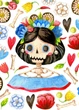 Листівка Cardsforsoul Santa Muerte на білому 10,5 Х 14,8 см - изображение 1