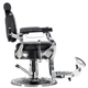 Гідравлічне перукарське крісло ENZO-9168A Silver Jack Barberking - зображення 4