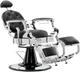 Парикмахерское кресло гидравлическое Logan Barberking 8779-SILVER-B - изображение 3