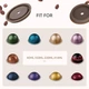 Кришка на оригінальну капсулу для кавоварки Nespresso Vertuo Next, Vertuoline від ICafilas - зображення 6