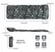 Матрас каремат надувной PACOONE SD-01 с встроенным насосом и подушкой 190x60 см туристический коврик для кемпинга - изображение 3