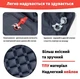 Матрас каремат надувной PACOONE с встроенным насосом и подушкой 190x60 см туристический коврик для кемпинга синий - изображение 4