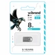 Флеш пам'ять 8GB Wibrand Hawk Silver (WI2.0/HA8M1S) - изображение 2