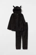Комплект (толстовка, брюки) H&M 98 104см черный 25071024499 - изображение 1