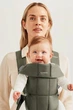 Рюкзак-кенгуру BabyBjorn Mini Woven Dark green, 7317680210401 - изображение 5