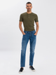 Koszulka męska bawełniana długa Cross Jeans 15495-002 M Khaki (8697319229868) - obraz 3