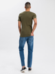 Koszulka męska bawełniana długa Cross Jeans 15495-002 M Khaki (8697319229868) - obraz 4